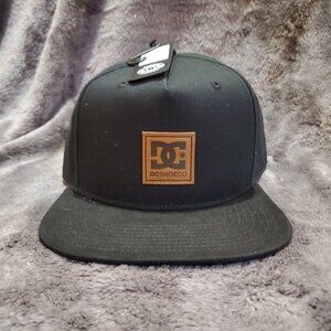 DC SHOE CO. SNAP BACK Black BALL Cap/Hat